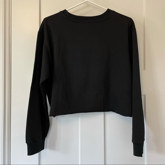 New Disney Minnie & Mickey Mouse Crop Sweatshirt - Picture 4 of 6